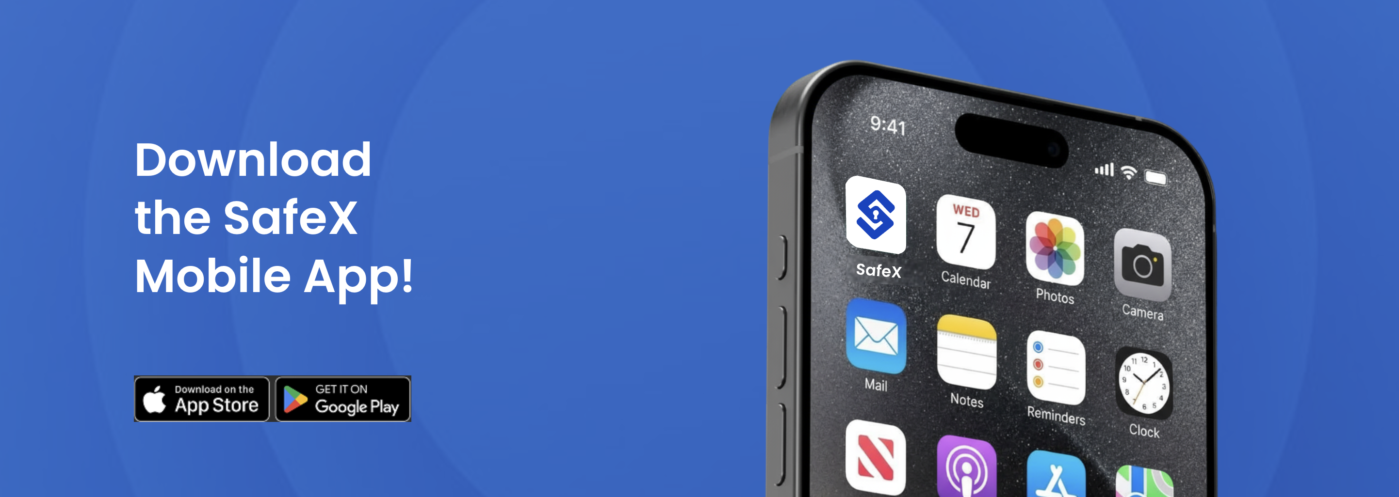 Download the SafeX Mobile App